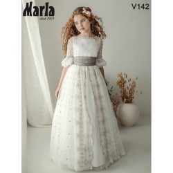 Vestido Comunión Niña mod. V142 MARLA.
