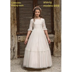 Vestido Comunión Niña mod. 6418 ANAVIG