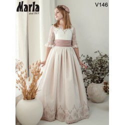 Vestido Comunión Niña mod. V146 MARLA.