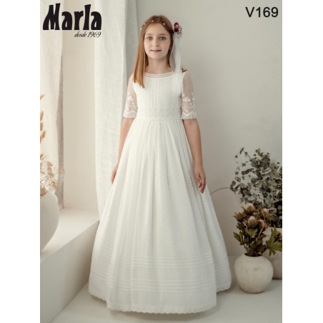 Vestido Comunión Niña mod. V169 MARLA.