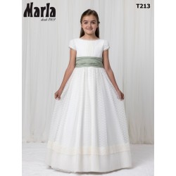 Vestido Comunión Niña T213 MARLA.