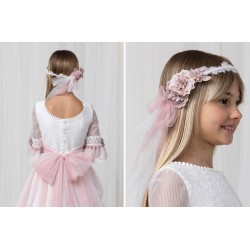 Vestido Comunión Niña T186 MARLA.