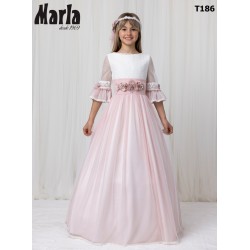 Vestido Comunión Niña T186 MARLA.